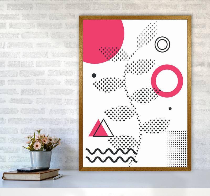 Abstract Halftone Shapes 1 Art Print by Jason Stanley A1 Print Only