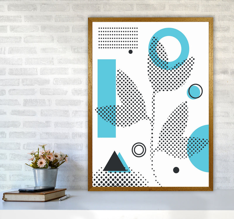 Abstract Halftone Shapes 3 Art Print by Jason Stanley A1 Print Only