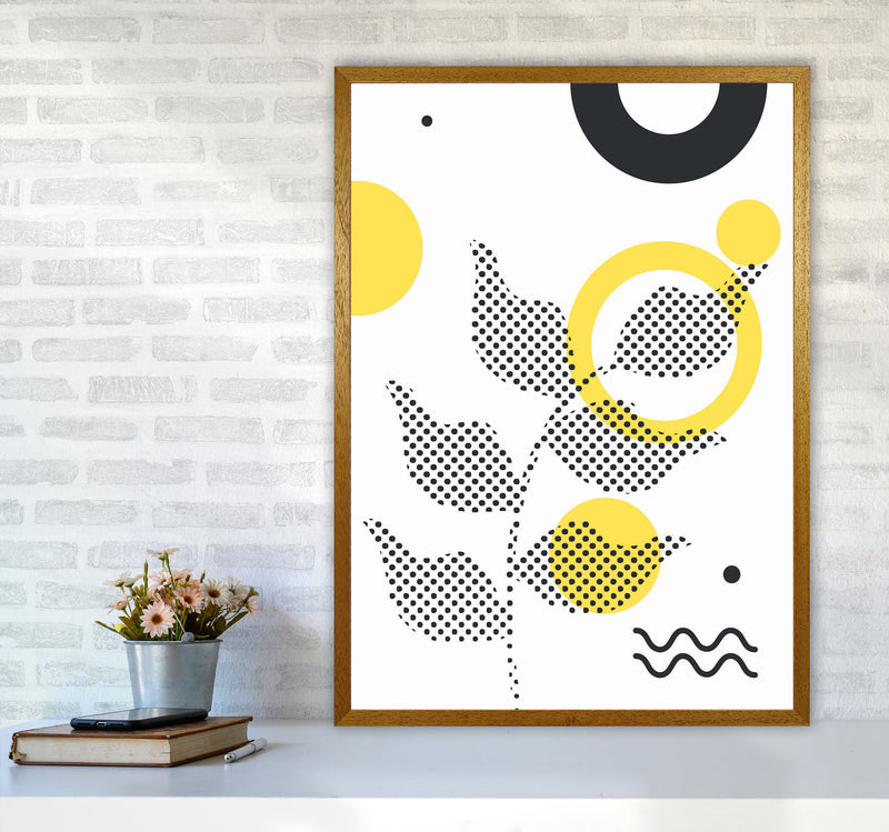 Abstract Halftone Shapes 4 Art Print by Jason Stanley A1 Print Only