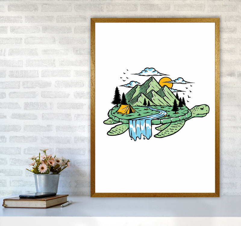 Turtles All The Way Down Art Print by Jason Stanley A1 Print Only