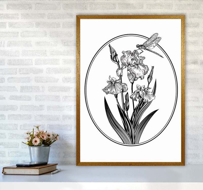 Vintage Beautiful Flower Art Print by Jason Stanley A1 Print Only