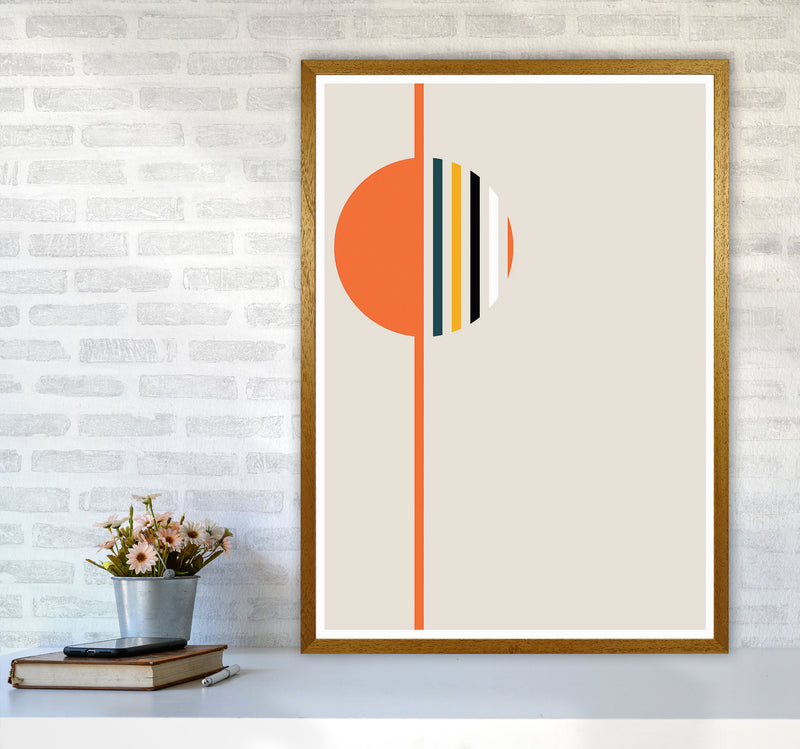 Retro Geometric Circle 4 Art Print by Jason Stanley A1 Print Only