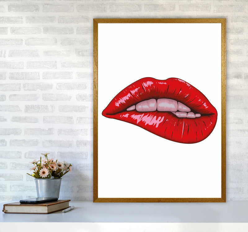 When She Bites Her Lip Art Print by Jason Stanley A1 Print Only