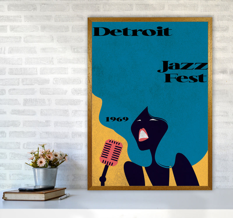 Detroit Jazz Fest 1969 Art Print by Jason Stanley A1 Print Only