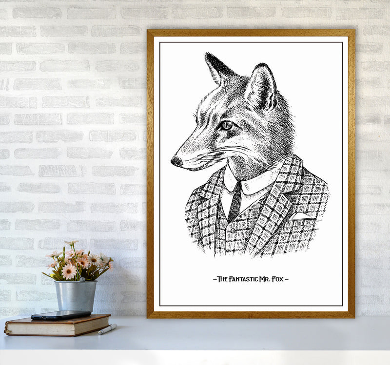 The Fantastic Mr. Fox Art Print by Jason Stanley A1 Print Only