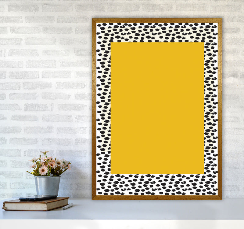 Minimal Yellow Poster Art Print by Jason Stanley A1 Print Only