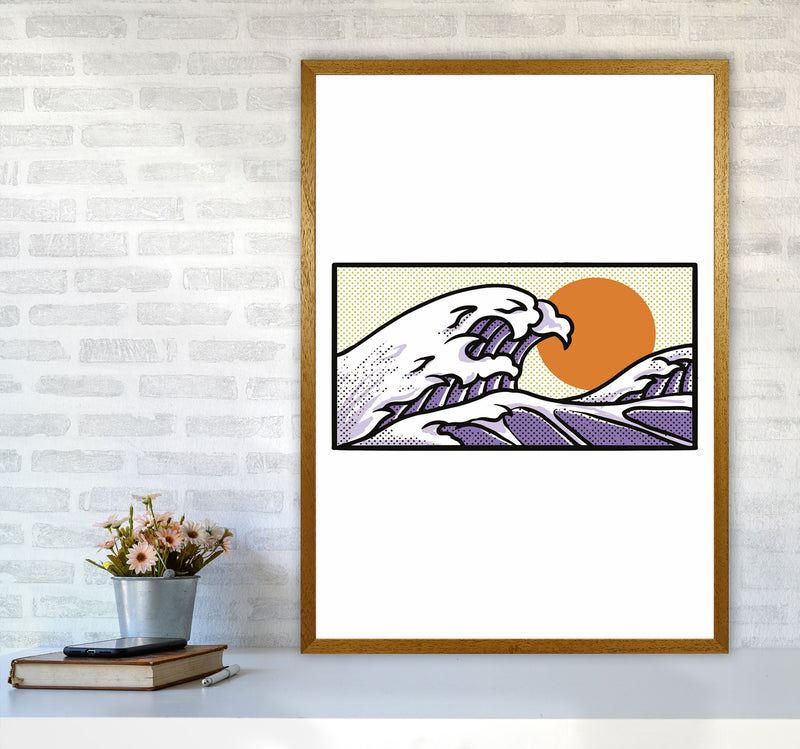 Japanese Wave Vibes Art Print by Jason Stanley A1 Print Only