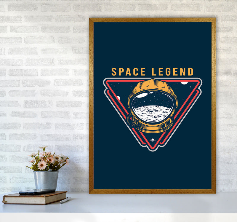 Space Legend Blue Art Print by Jason Stanley A1 Print Only