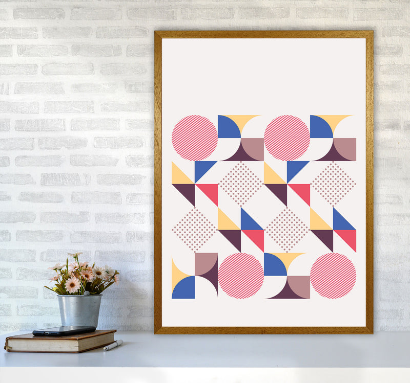 Retro Geometric 1 Art Print by Jason Stanley A1 Print Only