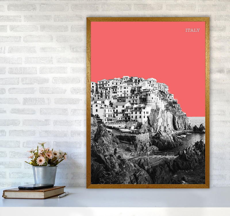 Halftone Italy Red Art Print by Jason Stanley A1 Print Only