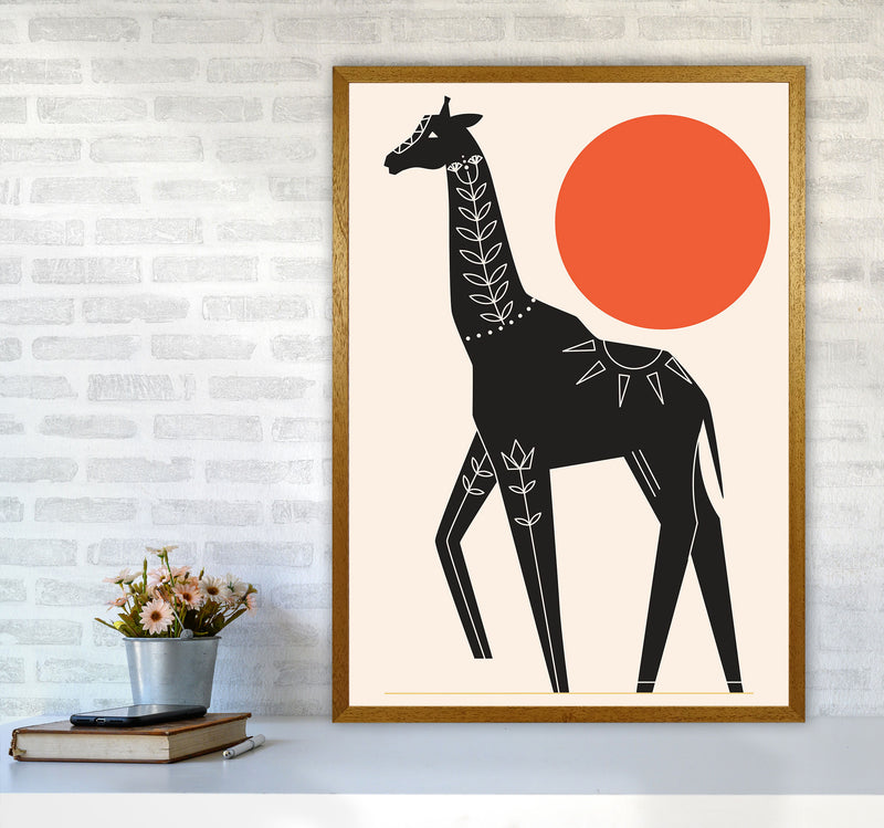 Giraffe In The Sun Art Print by Jason Stanley A1 Print Only