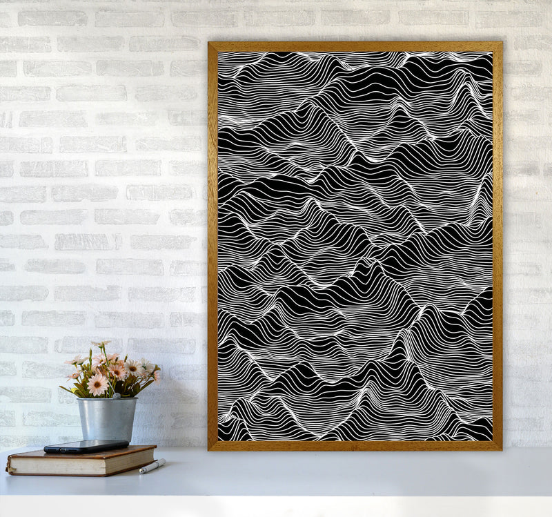Abstract Mountains Art Print by Jason Stanley A1 Print Only