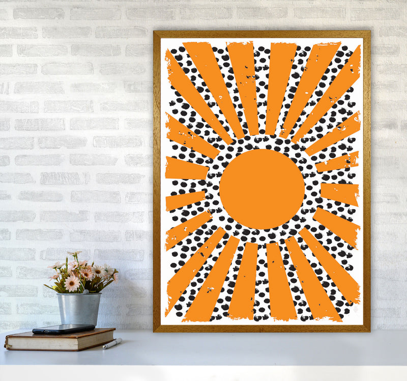 70's Inspired Sun Art Print by Jason Stanley A1 Print Only
