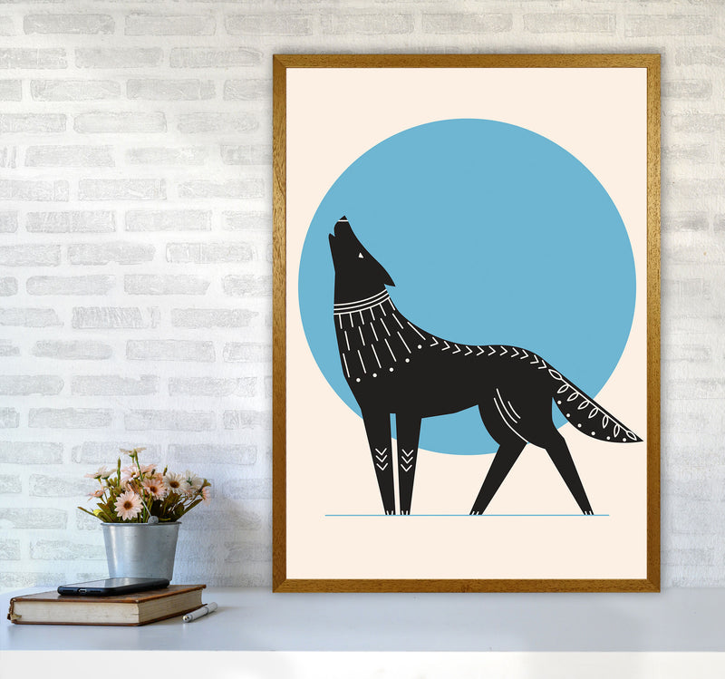 Howl At The Moon Art Print by Jason Stanley A1 Print Only