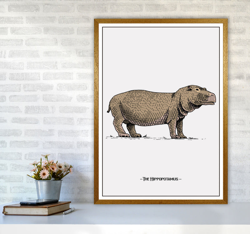 The Hippopotamus Art Print by Jason Stanley A1 Print Only