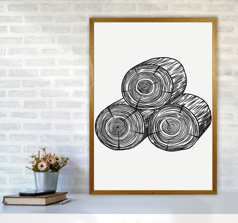 Stack O' Firewood Art Print by Jason Stanley A1 Print Only