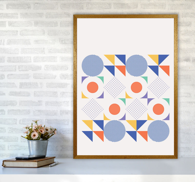 Retro Geometric 2 Art Print by Jason Stanley A1 Print Only