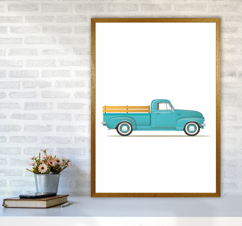 Old Trusty Pickup Art Print by Jason Stanley A1 Print Only
