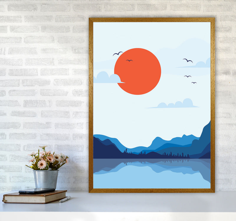 Japanese Sunset Art Print by Jason Stanley A1 Print Only