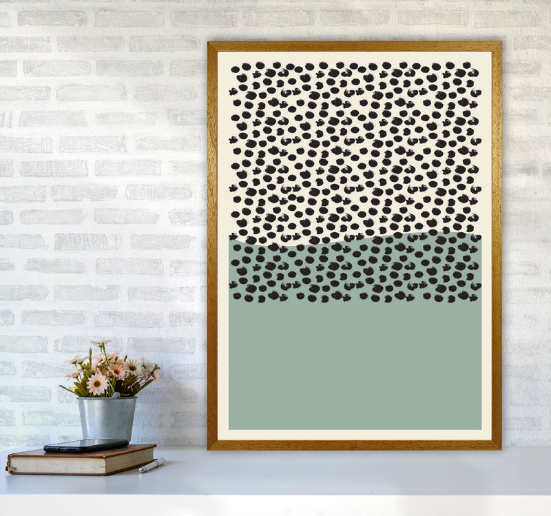 Green Midcentury Art Print by Jason Stanley A1 Print Only