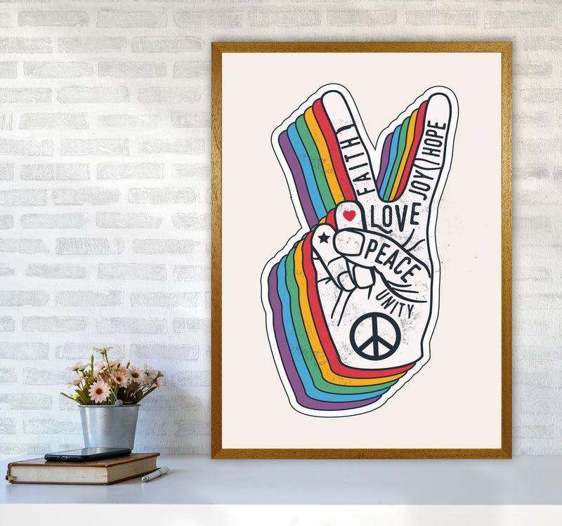 Peace And Love!! Art Print by Jason Stanley A1 Print Only