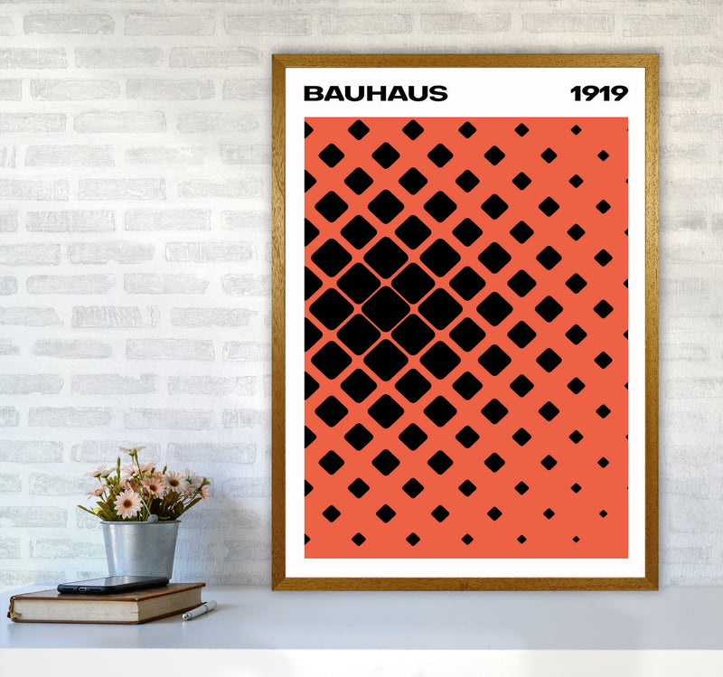 Bauhaus 1919 Red Art Print by Jason Stanley A1 Print Only