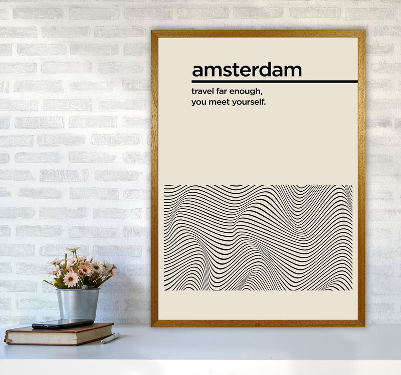 Amsterdam Travel Art Print by Jason Stanley A1 Print Only