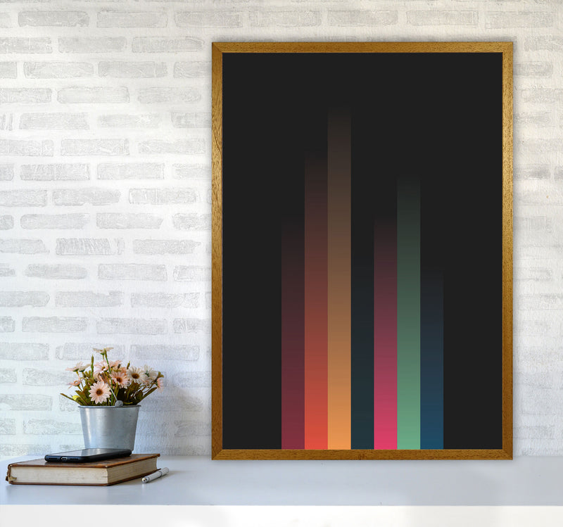 Faded Stripes 3 Art Print by Jason Stanley A1 Print Only