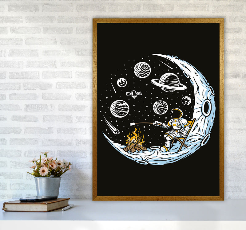 Moon Camp Vibes Art Print by Jason Stanley A1 Print Only