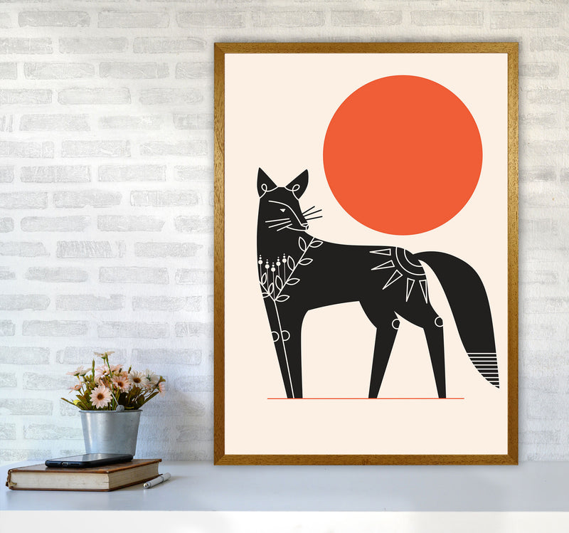 Fox And The Sun Art Print by Jason Stanley A1 Print Only