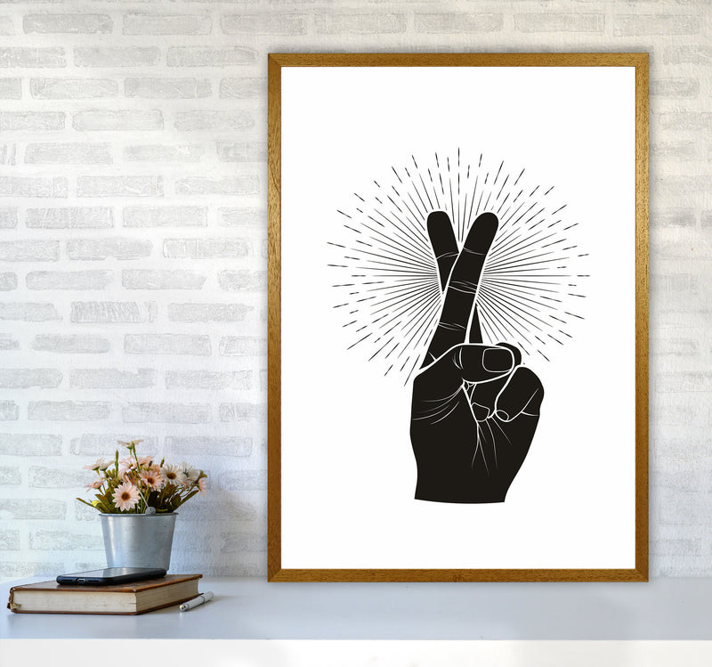 Fingers Crossed Art Print by Jason Stanley A1 Print Only