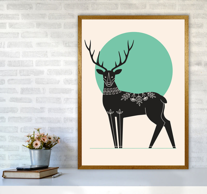 Moonlight Deer Art Print by Jason Stanley A1 Print Only