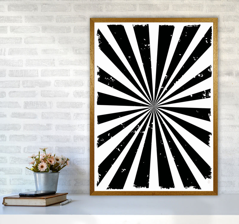 Black Sun Rays Art Print by Jason Stanley A1 Print Only