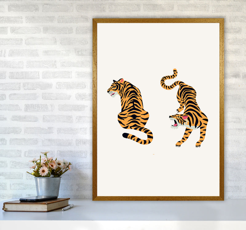 The Two Tigers Art Print by Jason Stanley A1 Print Only
