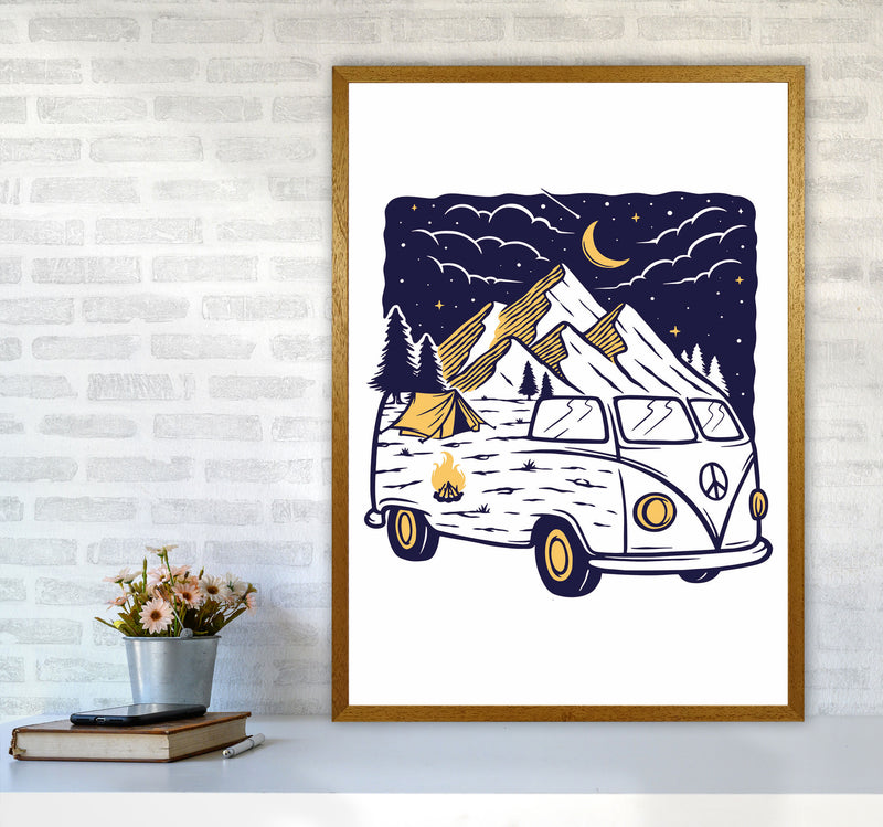 Camping Is Fun Art Print by Jason Stanley A1 Print Only