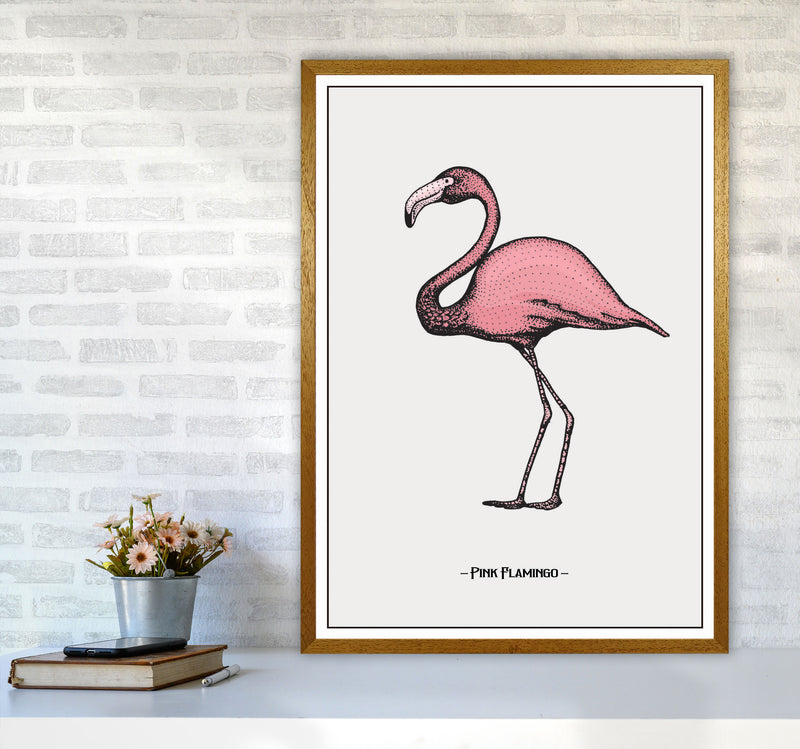 Pink Flamingo Art Print by Jason Stanley A1 Print Only