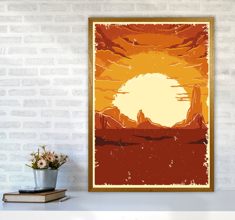 Desert Sunset Art Print by Jason Stanley A1 Print Only