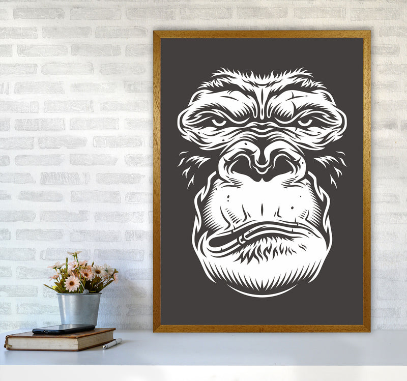 Close Up Ape Art Print by Jason Stanley A1 Print Only