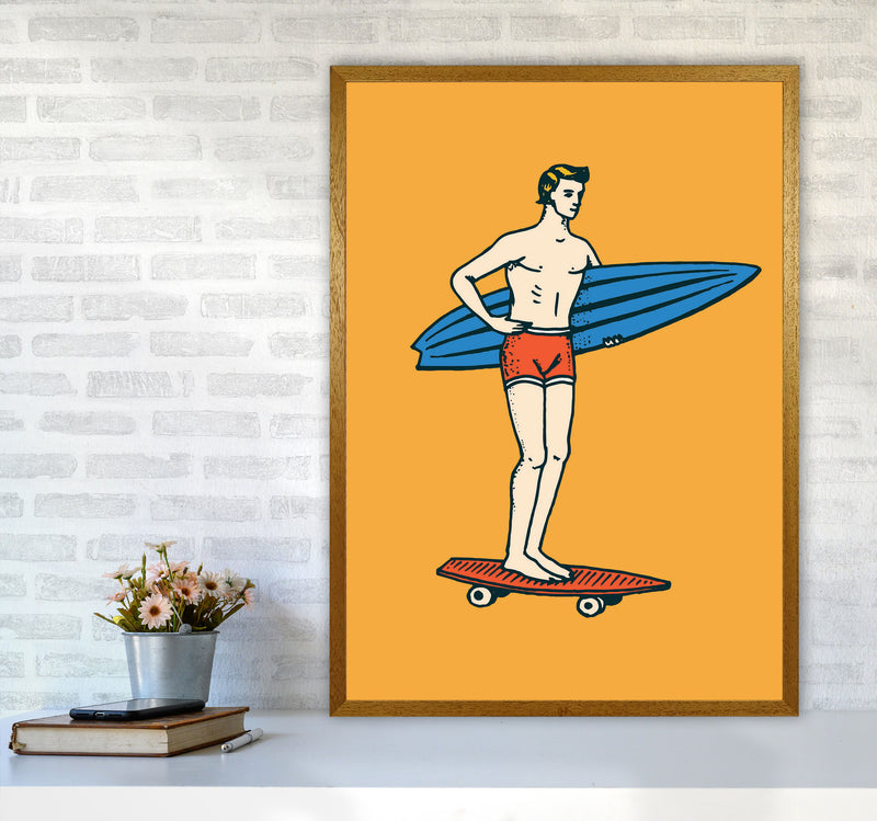 Gone Surfin' Art Print by Jason Stanley A1 Print Only