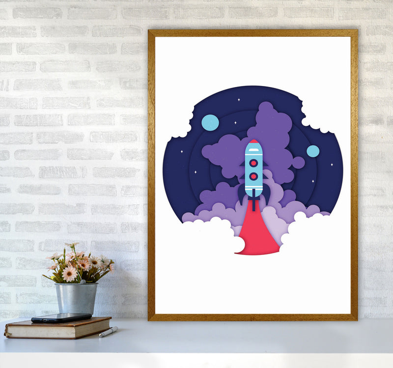 To The Moon Art Print by Jason Stanley A1 Print Only