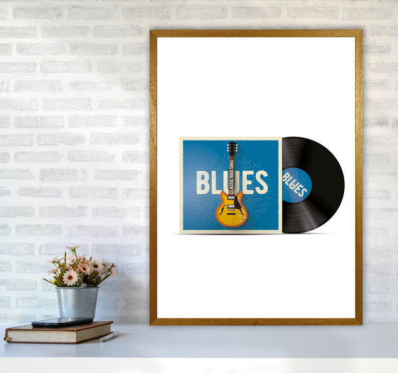 Blues Vinyl Art Print by Jason Stanley A1 Print Only