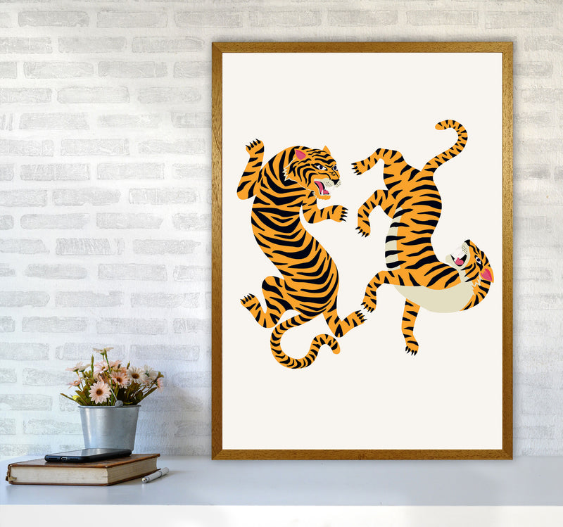 Two Tigers Art Print by Jason Stanley A1 Print Only