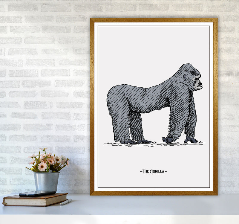 The Gorilla Art Print by Jason Stanley A1 Print Only