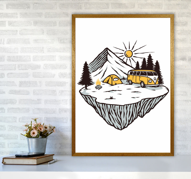Camp Vibes Art Print by Jason Stanley A1 Print Only