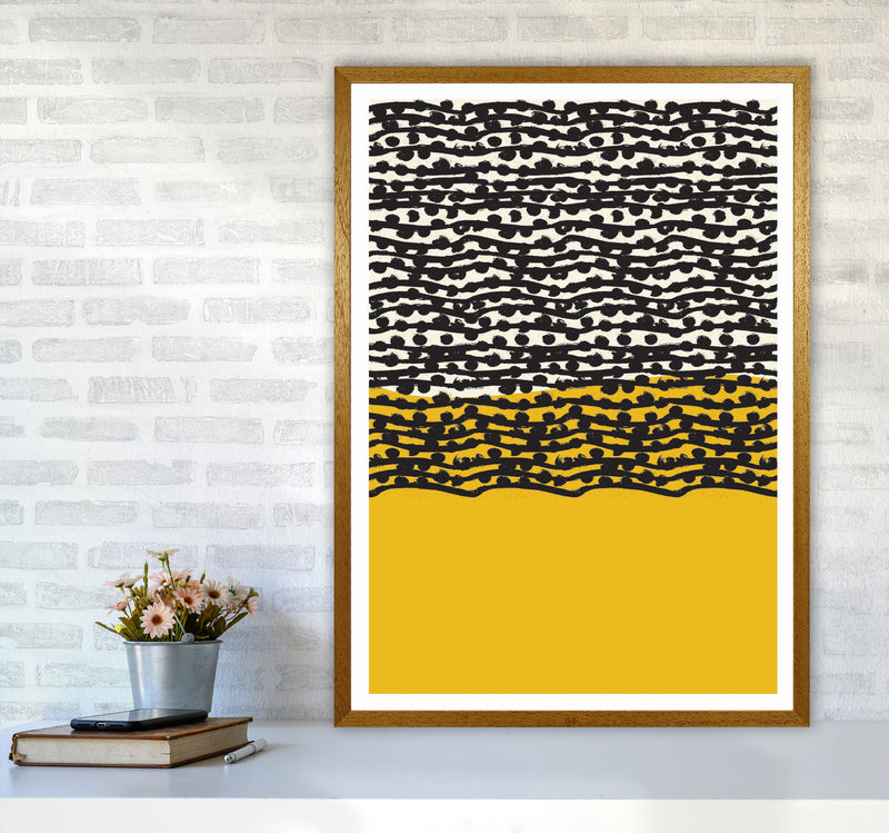 Yellow Vibe Art Print by Jason Stanley A1 Print Only