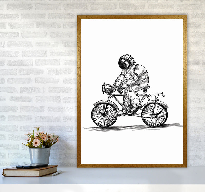 Astrobiker Art Print by Jason Stanley A1 Print Only