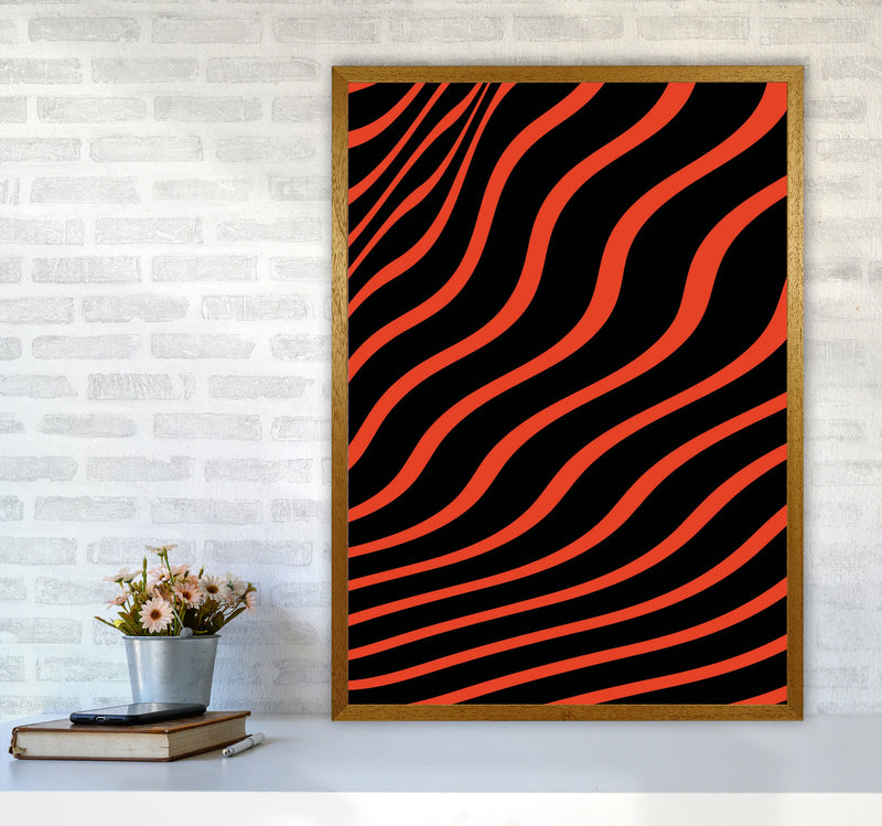 Red Vibes Art Print by Jason Stanley A1 Print Only