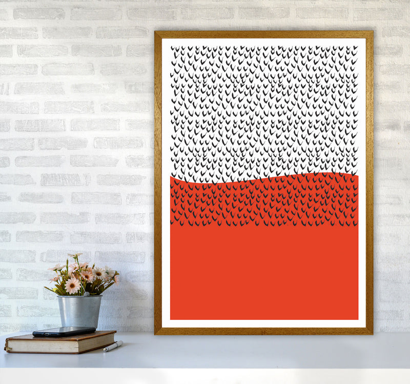 Red Vibe Art Print by Jason Stanley A1 Print Only