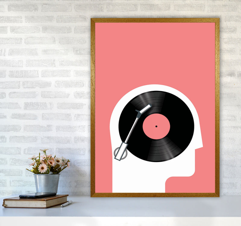 Listen To Records Art Print by Jason Stanley A1 Print Only