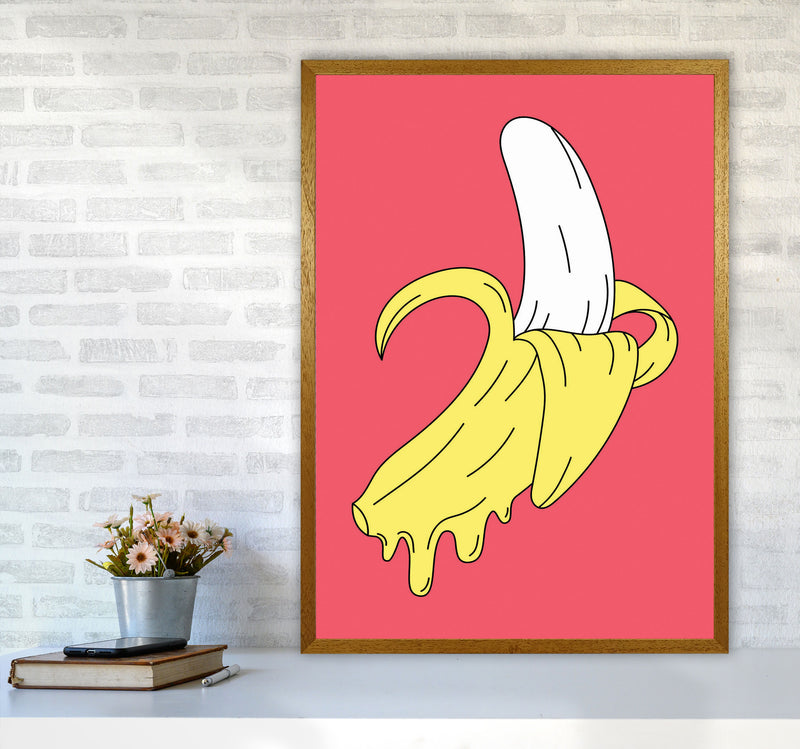 Melting Pink Banana Art Print by Jason Stanley A1 Print Only